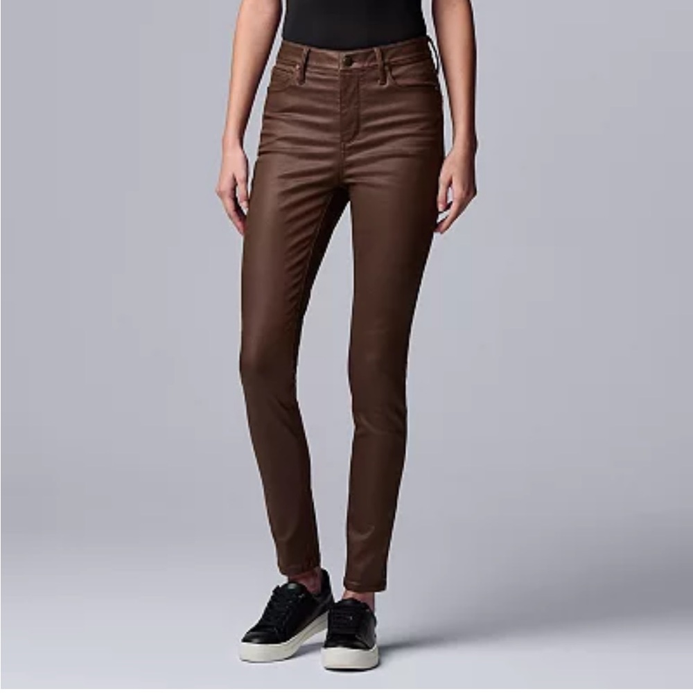 Simply Vera Powerstretch Coated Jeans
